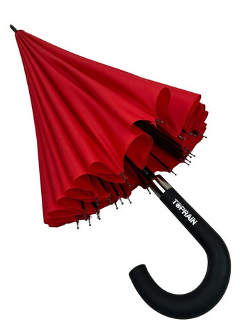 Однотонна механічна парасолька-тростина d=103 см Toprain (288049000)