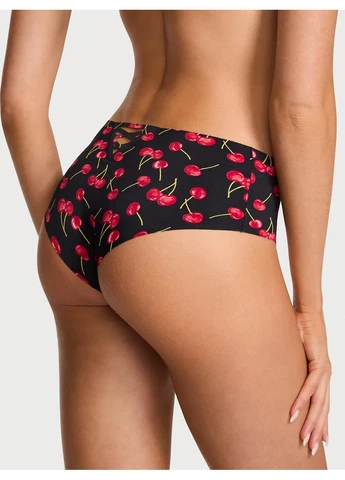 Трусики-чики жіночі безшовні No-Show Cheeky Panty чорні M Victoria's Secret (401238094)