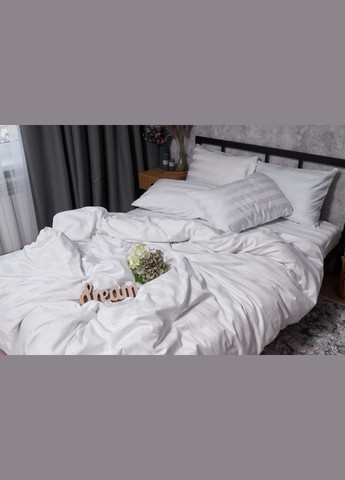 Комплект постельного белья Satin Premium евро 200х220 наволочки 4х70х70 (MS-820002942) Moon&Star royal white (288043191)
