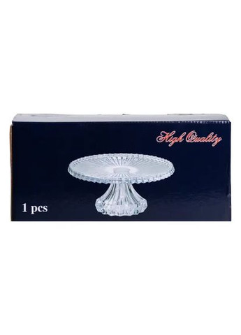 Тортівниця на ніжці Nordic із кришталевого скла, прозорий HP-19-138 No Brand (339054080)