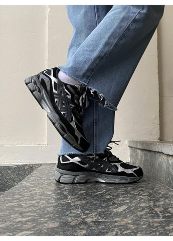 Сірі Осінні кросівки чоловічі asics gel-nyc graphite grey black асікс гель нюк No Brand
