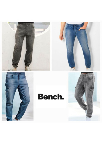 Черные демисезонные джоггеры джинсы Bench