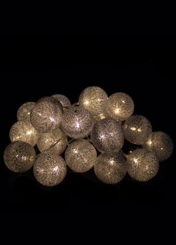 Гірлянда на батарейках Cotton Balls 6 м 30 LED Warm White Springos CL0051 (275096272)