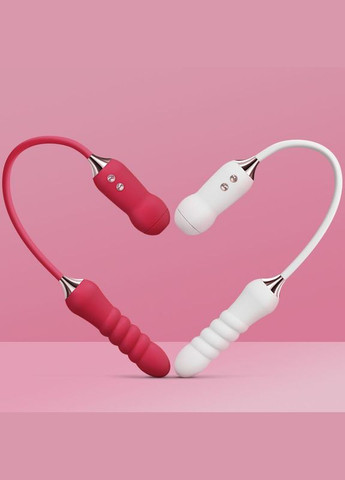 Пульсатор з вакуумним стимулятором Cathy White на гнучкому з'єднанні - CherryLove KisToy (283251441)