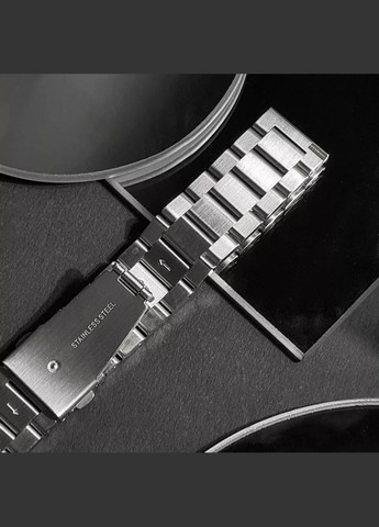 Ремінець металевий універсальний Amazfit/Samsung Stainless Steel 20 mm сріблястий Xiaomi (293945121)