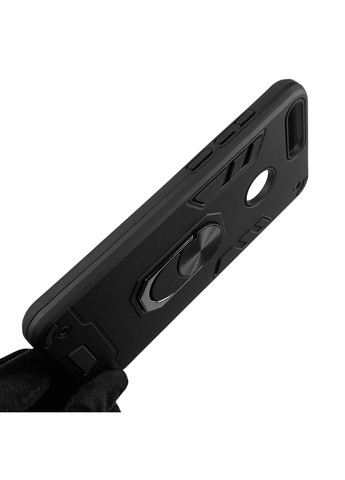 Чохол для телефона 7A Pro броньований з магнітним кільцем-тримачем на хонор 7а про чорний Honor (366232904)