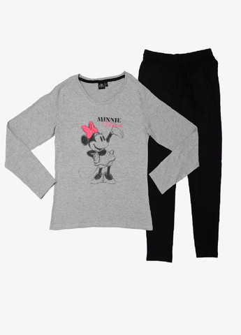 Серая всесезон пижама реглан + брюки Disney