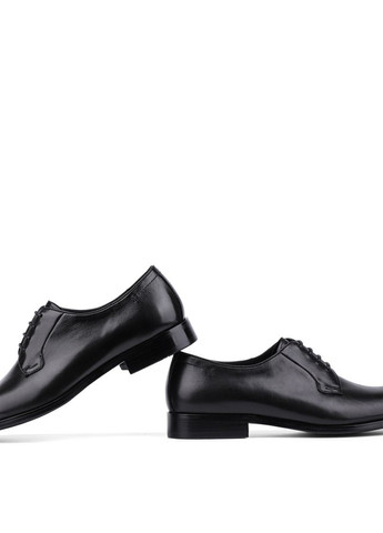 Черные мужские туфли d938-45-178 черная кожа Miguel Miratez