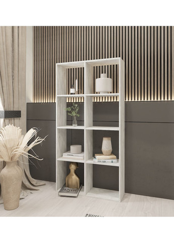 Стелаж для дому, поличка для книг і іграшок, роздільник кімнати на 8 осередків, глибина 230 мм GP-17 No Brand (371910820)