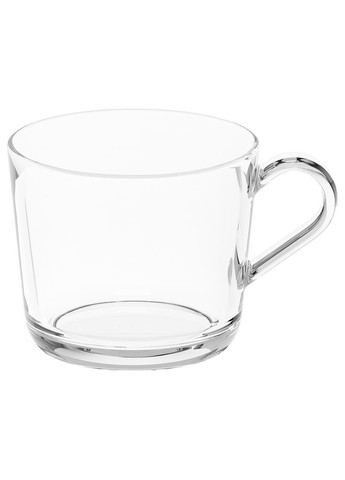Чашка прозрачная 365+ стеклянная 240 мл IKEA (276195157)