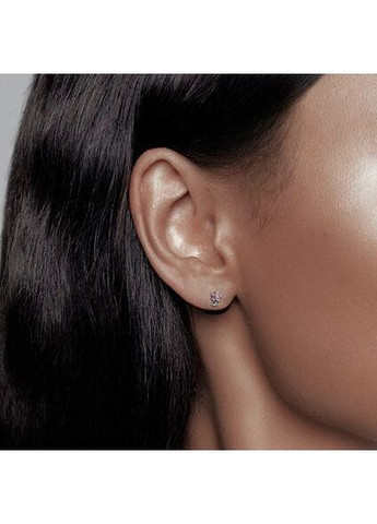 Серебряная серьга Пандора "Мой цветочек" 298537C01 Kabluchka (355348515)