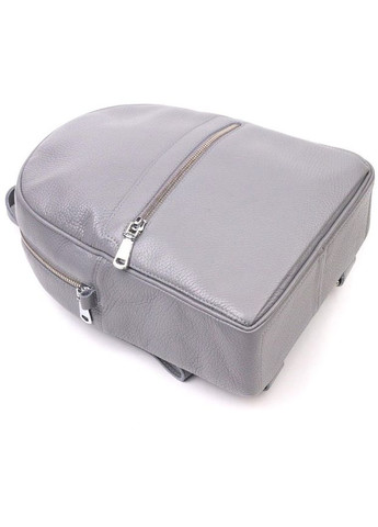 Рюкзак женский кожаный 5 л городской маленький Серый 39812 Shvigel (355884693)