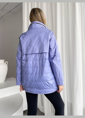 Фиолетовая женская теплая куртка цвет фиолетовый р.xxl 450436 New Trend