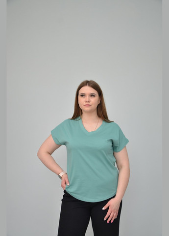 Жіноча повсякденна футболка, Різні кольори (2XL, 3XL, 4XL, ) No Brand - (294337704)