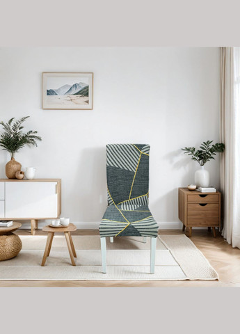 Чохол для стільця універсальний трикотажний (83130) Love You (334713405)