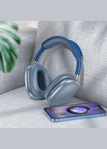 Бездротові навушники BO22 Elegant BT headphones Blue Borofone (323122501)