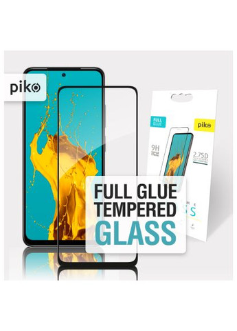 Скло захисне (1283126522758) Piko Full Glue Xiaomi Redmi Note 11S Black (366661013)