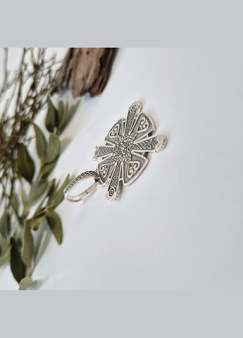 Срібна підвіска оберіг амулет Крес чорнене срібло 925 проби (АРТ.93668) 8.70г No Brand (337656683)