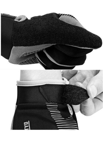 Велоперчатки Rogtyo з гелевими вставками (RH050550) No Brand (330778939)