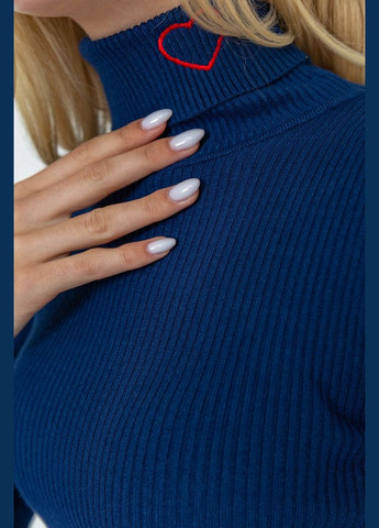 Гольф женский в рубчике, цвет джинс, Ager (288751133)