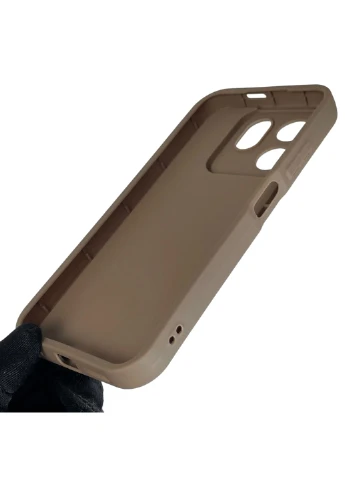 Чохол силіконовий Soft Touch з 3D принтом для Hot 50i X6531B коричневий (Повний захист камери) Infinix (381487844)