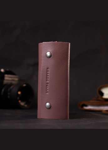 Очаровательная женская кожаная ключница на кнопках 11641 Grande Pelle (329148277)