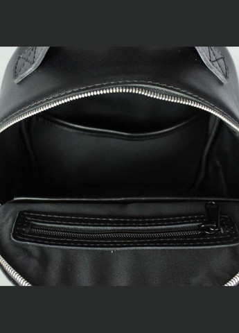 Рюкзак женский с ремнем через плечо кожаный Groove S Черный The Wings (301871158)