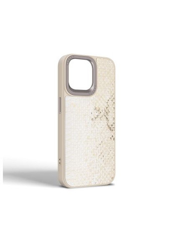 Чехол для мобильного телефона Snake Pattern iPhone 14 Pro Max White Cream (ARM76813) Harder Snake Pattern Apple iPhone 14 Pro Max White Cream (357492303)