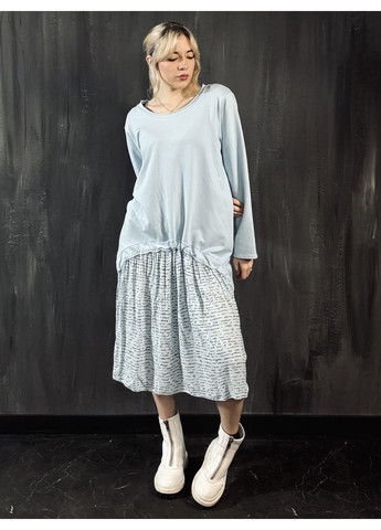 Блакитна сукня оверсайз No Brand