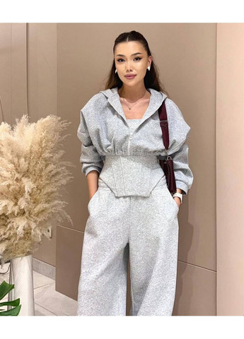 Женский костюм-тройка с корсетом, тощие и брюками на флисе MonCher (366218412)