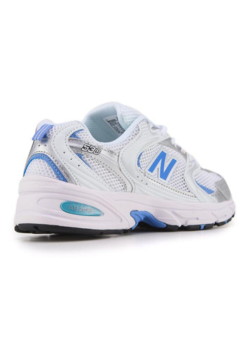 КРОСІВКИ ЖІНОЧІ NEW BALANCE 530 BLUE WHITE V2 НЬЮ БЕЛАНС 530 No Brand білі демісезони (369388915)