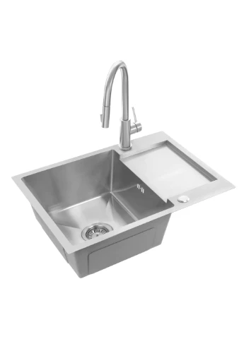 Сталева кухонна мийка PAUL NICKEL BRUSHED Rea (388151675)