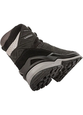 Цветные осенние ботинки мужские innox pro gtx mid черный-серый Lowa