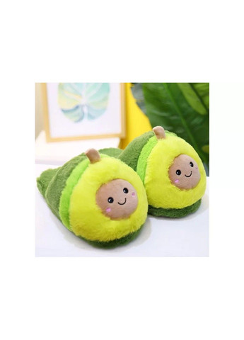 Зеленые тапочки авокадо открытые 33-38 р Кигуруми