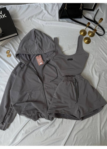 Жіночий спортивний костюм-трійка Україна (349817806)