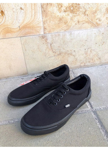 КЕДЫ ЖЕНСКИЕ VANS ERA FULL BLACK ВАНС No Brand чёрные демисезоны (367169953)