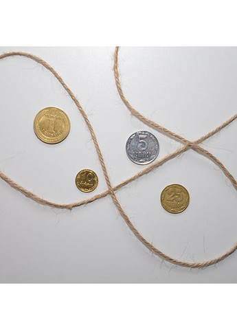 Шпагат джутовий 500 г, 2.5 мм, 3 нитки Jutix (355980030)