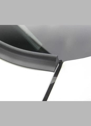 Молдинг на капот ветровой Черный 1,5м (15*15мм) No Brand (354766939)