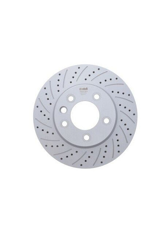 Диск тормозной передний левый VW Touareg (03-18) перфорированный (Geomet) (66151716601) VIKA (339631696)