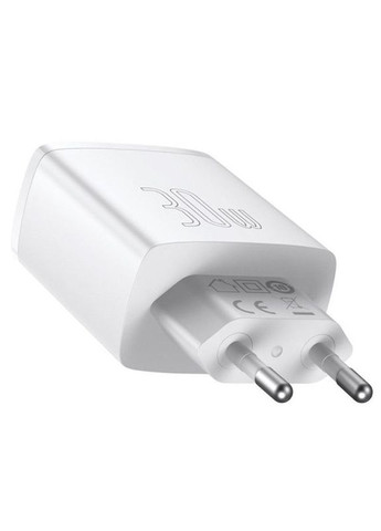 Зарядний пристрій Compact Quick Charger 30W QC+PD (2USB A/1C) (CCXJ E) Білий Baseus (372163460)