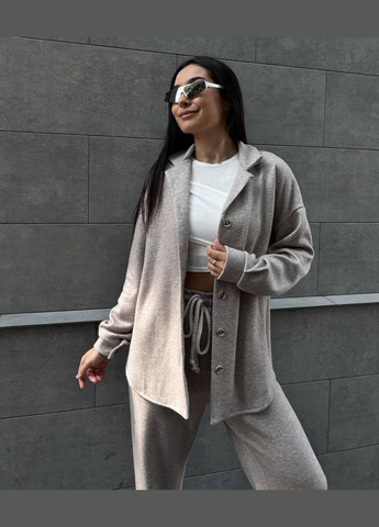 Жіночій костюм з теплого трикотажу No Brand (308863871)