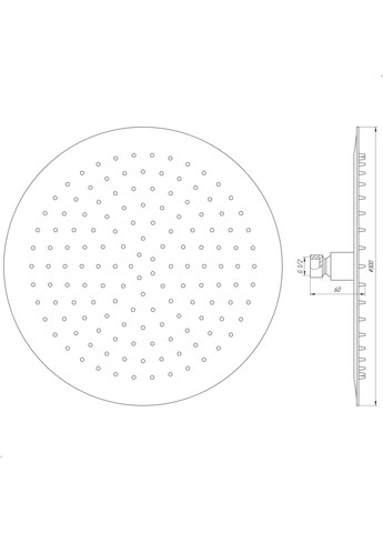 Душова лійка STS-0300 Globus Lux (333703655)