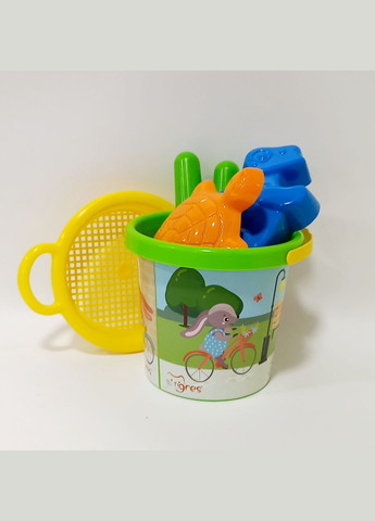 Набор для песка "Прованс" с термонаклейкой 6 элементов, 39505 (4820159395064) Тигрес (292709361)