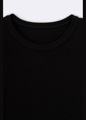 Черная демисезонная белье-футболка Donella