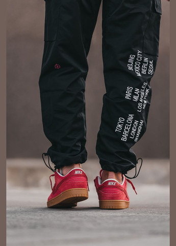 Красные демисезонные кроссовки мужские nike sb dunk low red | найк сб данк низкие красные красные No Brand