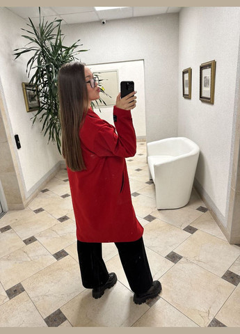 Красное демисезонное Пальто Украина