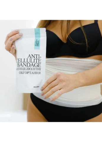 Антицелюлітні обгортання + рідина з охолоджувальним ефектом Anti-cellulite Cooling Effect (12 процедур Hillary (387353512)