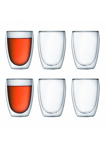 Набор высоких стаканов Pavina 4559-10-12 350 мл 6 шт Bodum (364108252)