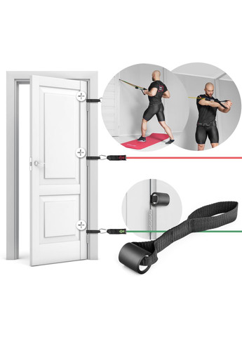 Набор резинок с эспандерами HS-R050RT Hop-Sport (361952118)