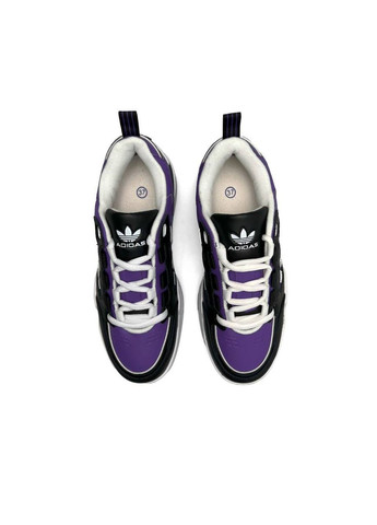 Фіолетові осінні кросівки жіночі, вьетнам adidas Originals ADI2000 Black White Purple